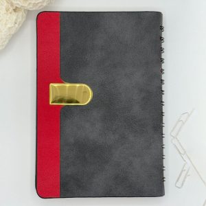 دفتر مدل مشکی قرمز
